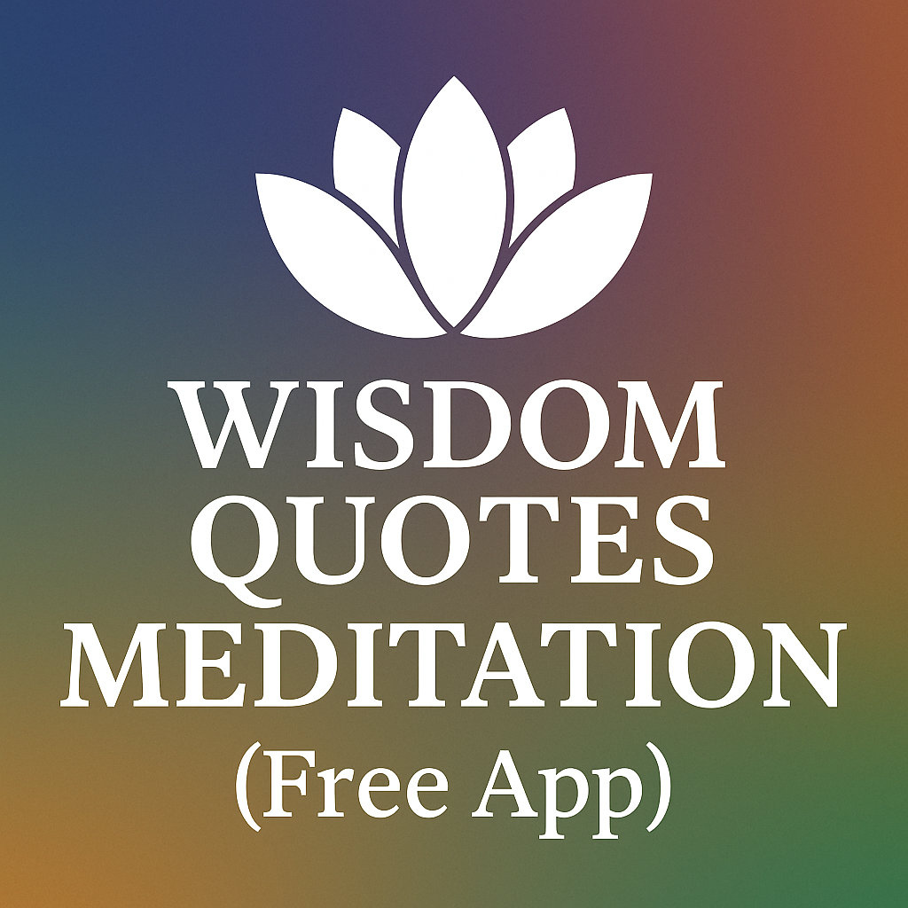 Wisdom Quotes Meditation Logo